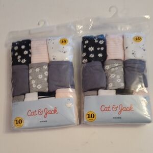 Cat & Jack Men's Underwear 10-Pack - Black, Gray, Pink